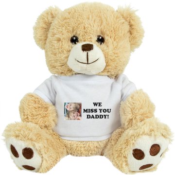 We Miss You Daddy! Plush Lion