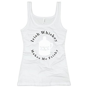 Irish Whiskey Junior Fit Bella Longer Length 1x1 Rib Tank Top