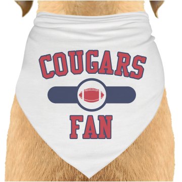 Cougars Fan Pet Bandana Dog Bandana
