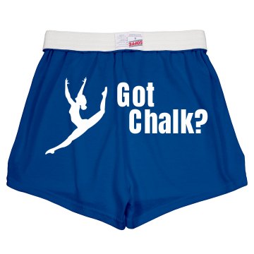 Got Chalk Short Junior Fit Soffe Cheer Shorts