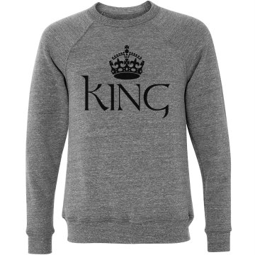 King Crew Unisex Canvas Triblend Crew
