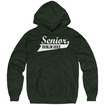 Dublin Senior Hoodie Unisex Hanes Ultimate Cotton Heavyweight Hoodie