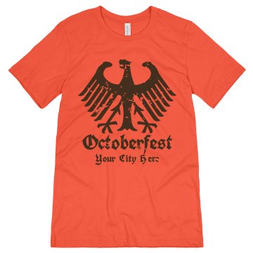 Vintage Oktoberfest Unisex Canvas Jersey Tee