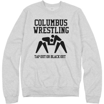 Columbus Wrestling Unisex Gildan Heavy Blend Sweatshirt