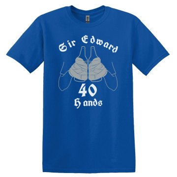Sir Edward 40 Hands Unisex Gildan Heavy Cotton Crew Neck Tee