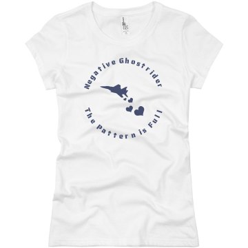 Negative Ghostrider Junior Fit Bella Sheer Longer Length Rib Tee