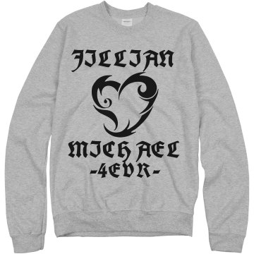 Eternal Love Tattoo Tee Junior Fit Bella 1x1 Rib 3/4 Sleeve Raglan Tee