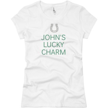 Sean's Lucky Charm Junior Fit Basic Bella Favorite Tee