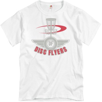 Disc Flyers Unisex Basic Gildan Heavy Cotton Crew Neck Tee