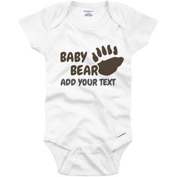 Baby Bear Infant Gerber Onesies