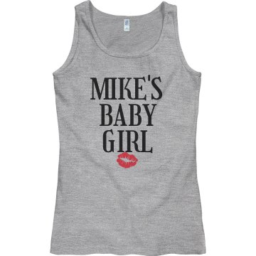 Mike's Baby Girl Junior Fit Bella Sheer Longer Length Rib Tank Top