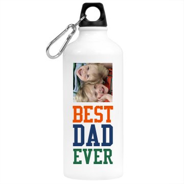 Best Dad Ever Aluminum Water Bottle