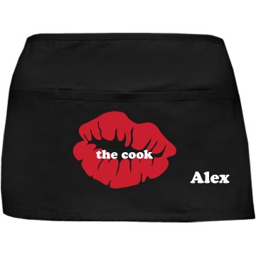 Kiss The Cook Port Authority Waist Apron with Pockets