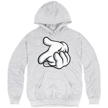Gun Hands Hoodie Unisex Hanes Ultimate Cotton Heavyweight Hoodie