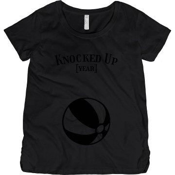 A Knocked Up Vacation Junior Fit Bella Sheer Longer Length Scoopneck Tee