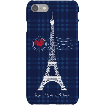 From Paris With Love Plastic iPhone 5 Case White 