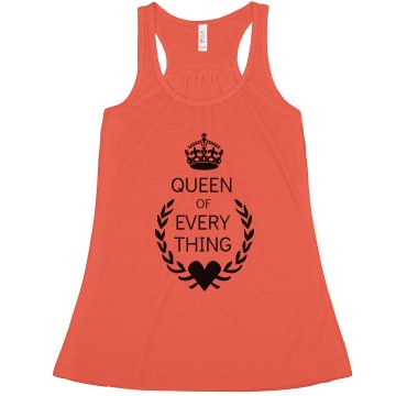 Queen Of Everything Misses Bella Flowy Lightweight Tank