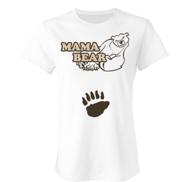 Mama Bear Junior Fit Bella Sheer Longer Length Rib Tee