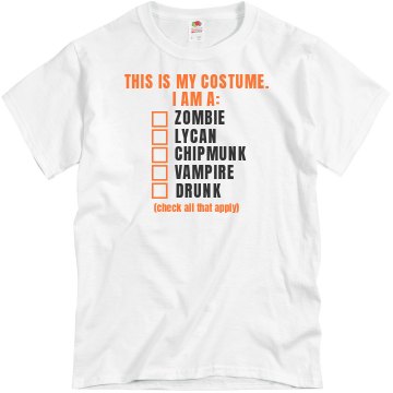 Halloween Costume Unisex Basic Gildan Heavy Cotton Crew Neck Tee