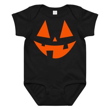 Baby Pumpkin Infant Rabbit Skins Lap Shoulder Creeper