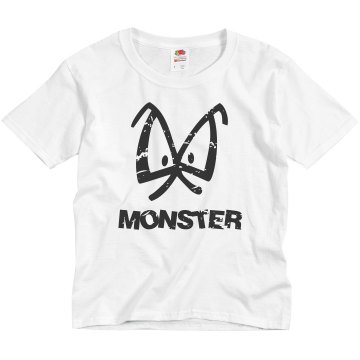 Kid Monster Youth Anvil 3/4 Sleeve Raglan Baseball Tee