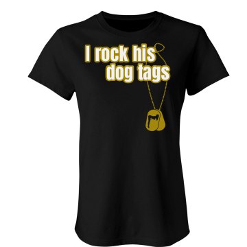 I Rock His Tags Misses Relaxed Fit Port Authority 3/4 Sleeve Shirt