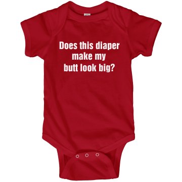Funny Diaper Onesie Infant Rabbit Skins Lap Shoulder Creeper