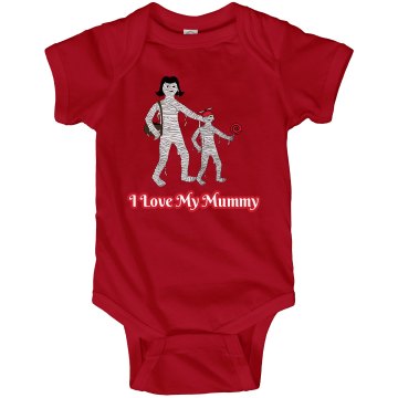 Love My Mummy Infant Rabbit Skins Lap Shoulder Creeper