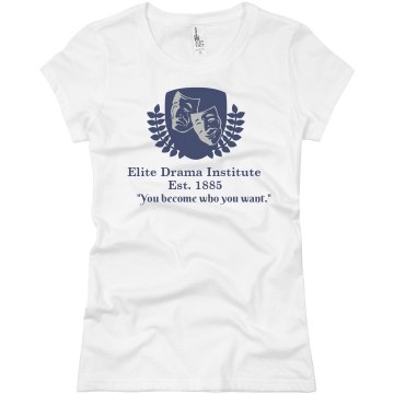 Drama School  Junior Fit Basic Bella Favorite Tee