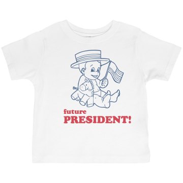 Future Toddler President Toddler Basic Gildan Ultra Cotton Crew Neck Tee
