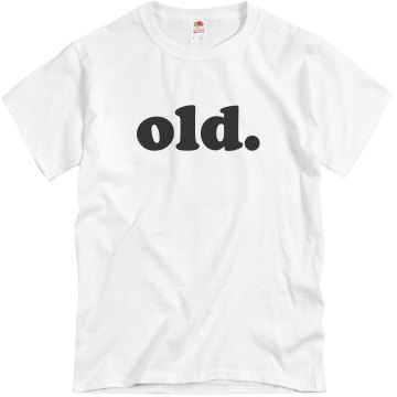 old Unisex Basic Gildan Heavy Cotton Crew Neck Tee
