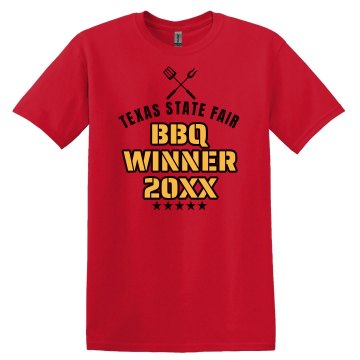 State Fair BBQ Winner Unisex Gildan Heavy Cotton Crew Neck Tee