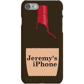 Bourbon iPhone Case Plastic iPhone 5 Case Black