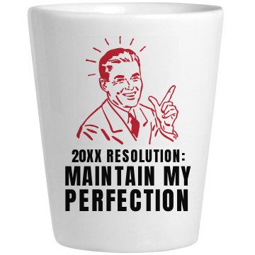 Resolution Shot Ceramic Shotglass