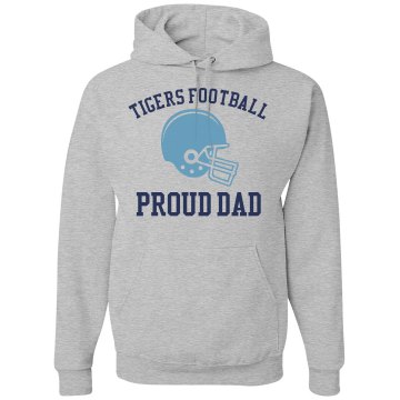 Tigers Football Hoodie Unisex Gildan Heavy Blend Hoodie