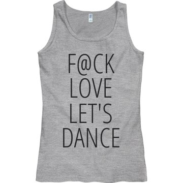Let's Dance Junior Fit Bella Sheer Longer Length Rib Tank Top