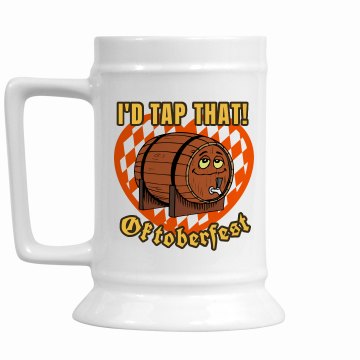 Oktoberfest Tap That 16oz Ceramic Stein