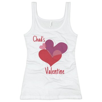 Chad's Valentine Bella White Basic Junior Fit Camisole