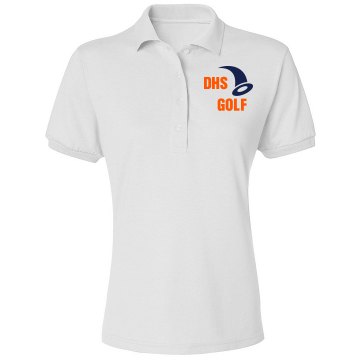 DHS Golf Misses Relaxed Fit IZOD Silkwash Stretch Polo
