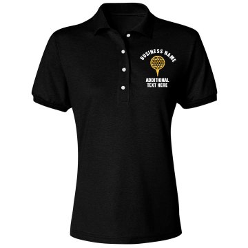 Golf Course Business Misses Relaxed Fit Jerzees Spotshield Polo Shirt