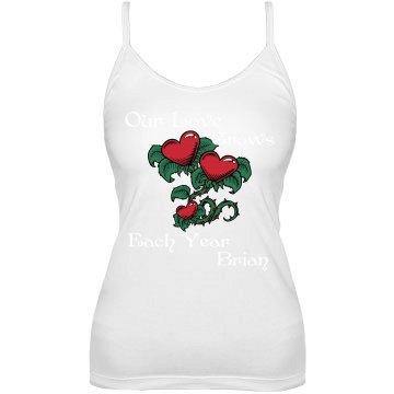 Love Growing for Brian Bella Junior Fit Bra Cami
