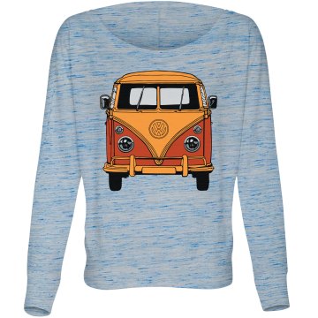 Fast Times Bus Top Misses Bella Flowy Lightweight Relaxed Dolman Tee