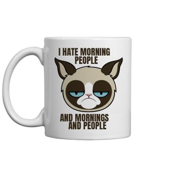 A Grumpy Cat's Morning 11oz Ceramic Coffee Mug