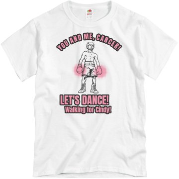 Fighting Cancer For Cindy Unisex Basic Gildan Heavy Cotton Crew Neck Tee