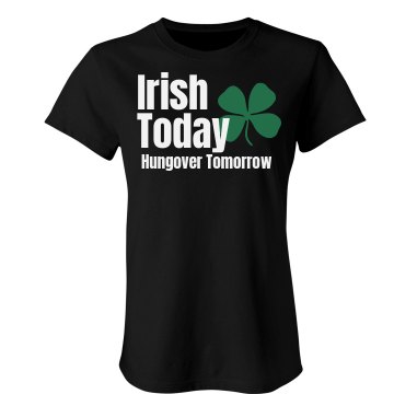Irish Today Junior Fit Bella Sheer Longer Length Rib Tee