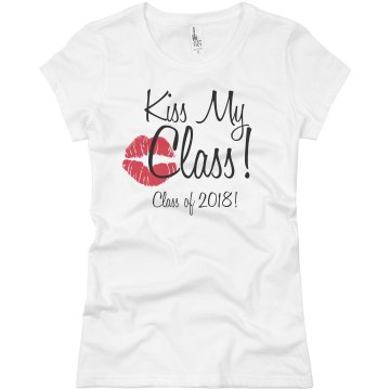 Kiss My Class Junior Fit Basic Bella Favorite Tee