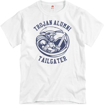Trojan Alumni Tailgater Unisex Basic Gildan Heavy Cotton Crew Neck Tee