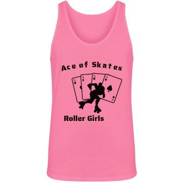 Roller Girl Neon Tank Unisex American Apparel Neon Tank