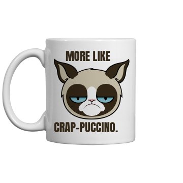Grumpy Cat Cappuccino 11oz Ceramic Coffee Mug
