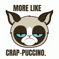 Grumpy Cat Cappuccino